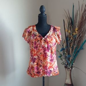 Floral Women's Top - Multicolor